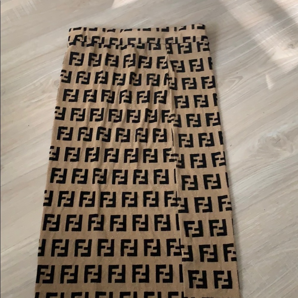 Fendi print skirt